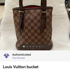 💎AUTHENTIC💎Louis Vuitton Damier ebene Bucket Bag